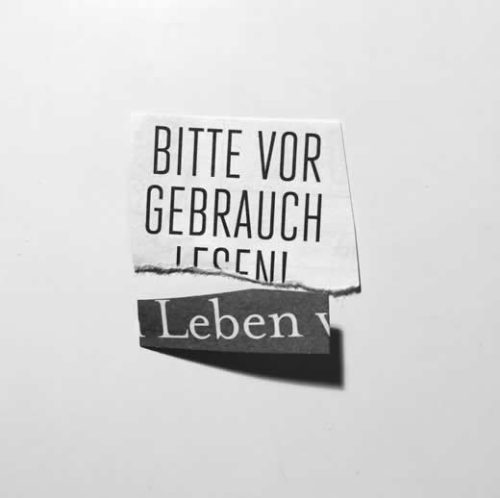 vor gebrauch leben